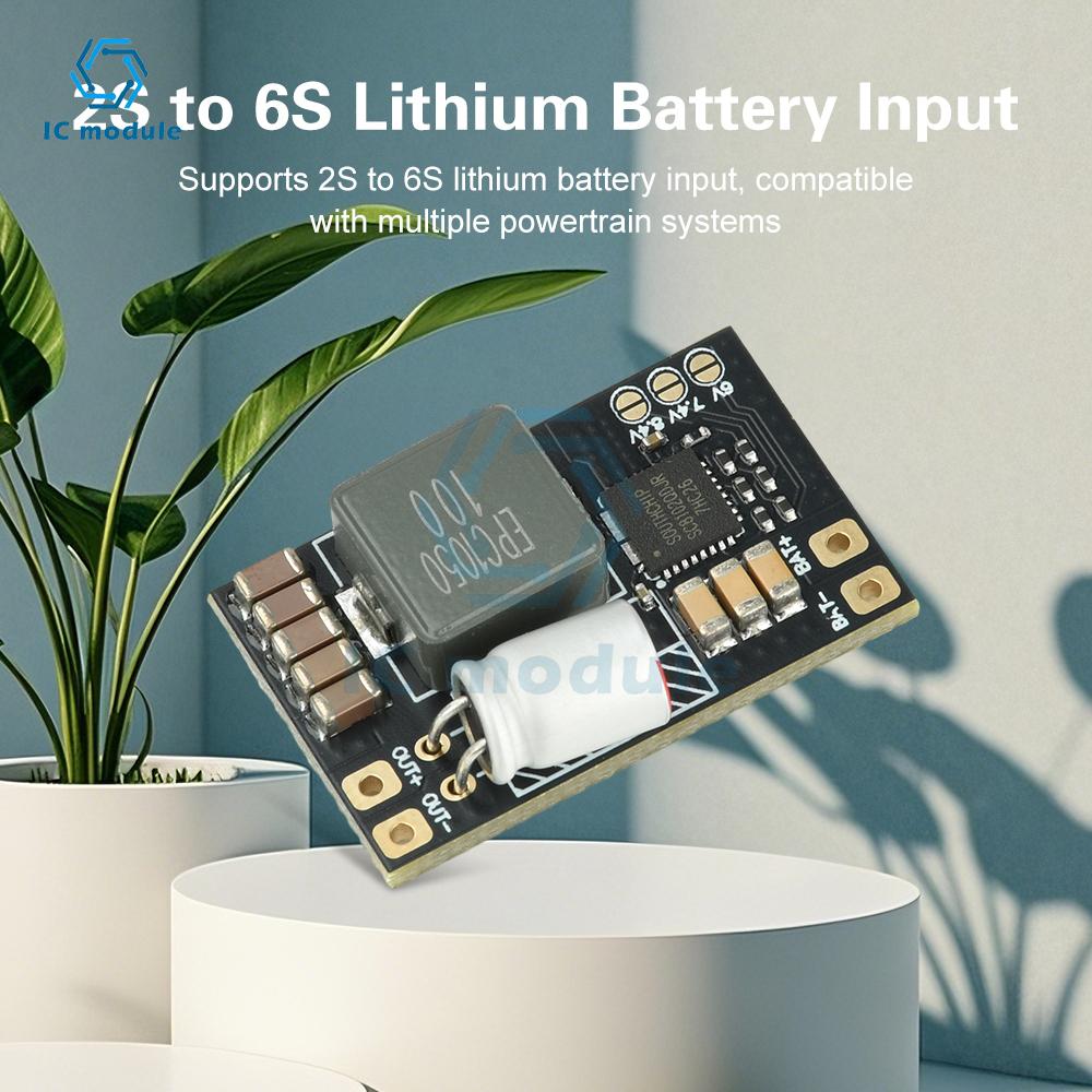5V BEC Step-Down Module 2-6S 5V Multi-Voltage Output Switchable for RC FPV Models and Fixed-Wing Aircraft Accessories