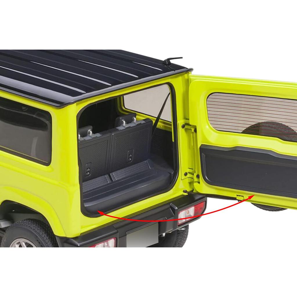 GOOTISOCI Jimny Back Door Compatible with Suzuki Jimny JB64 and JB74W Genuine Customizable Rear Door Vehicle Inspection Compliant 3-Stage Damper,