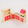 1:12 Model Bedroom Living Room Furniture Wooden Closet Bed Table Micro Landscape Dollhouse Decor Ball Joint Dolls Accs