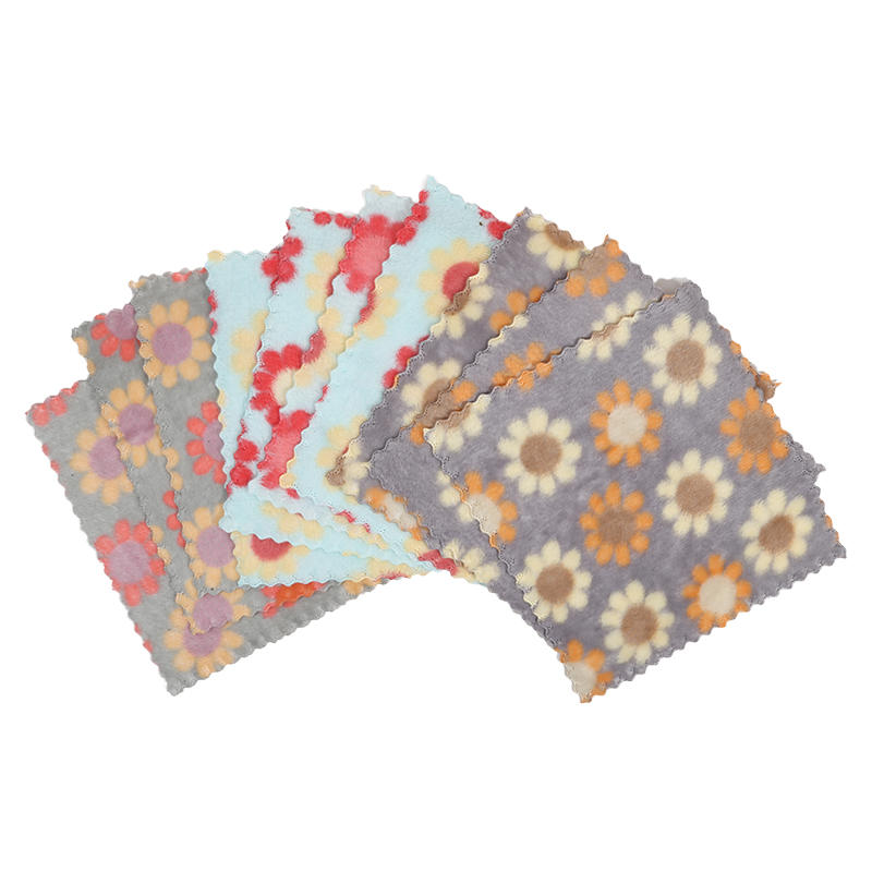 5/10Pcs Kitchen Dishes Reusable Tablecloth Household Clean Supplies Plush Coral Fleece Cleaning Cloths Absorbent Multi Purposes
