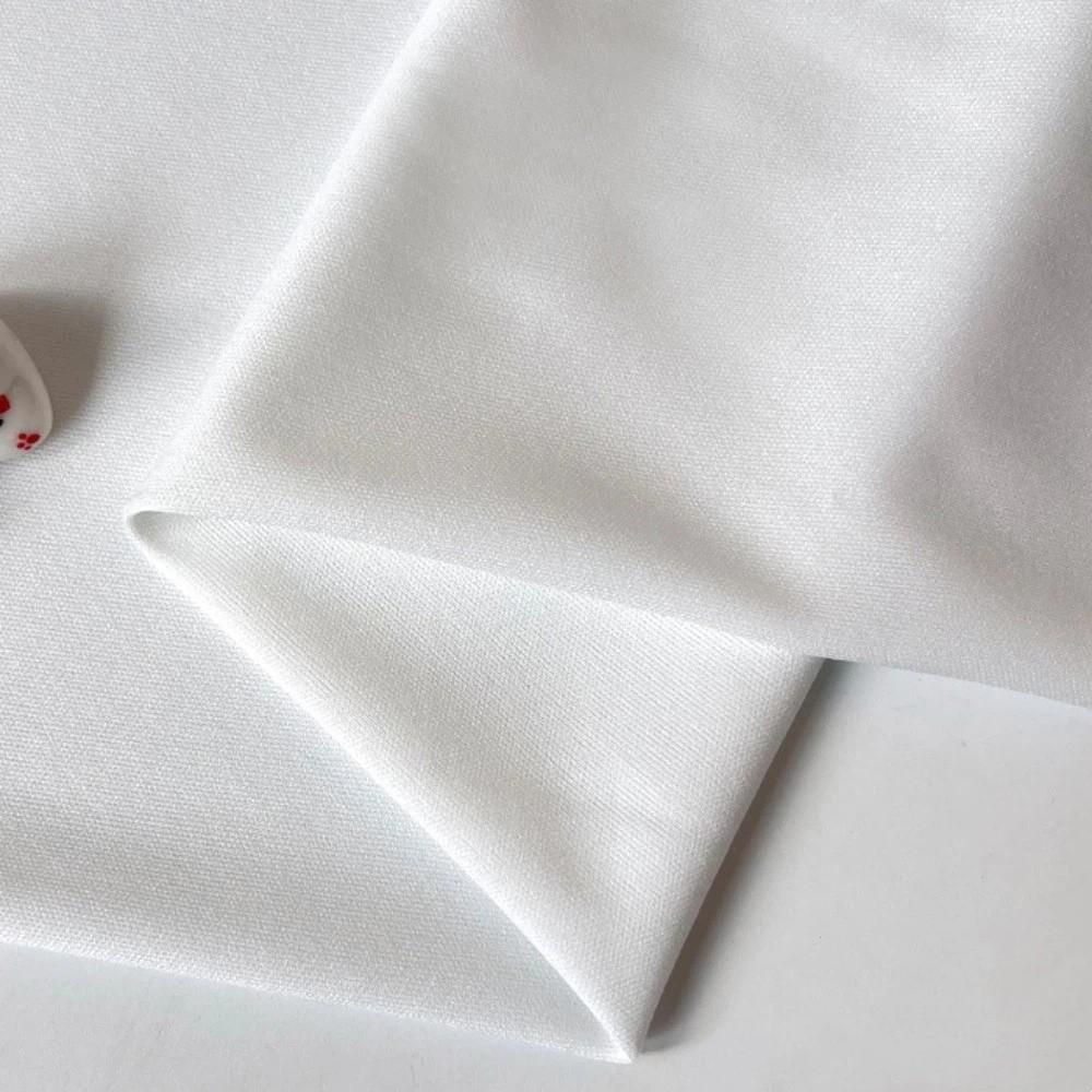 Knitted Lining Fabric 160*100cm Polyester Cloth  For Clothing Bags Wallet Liner