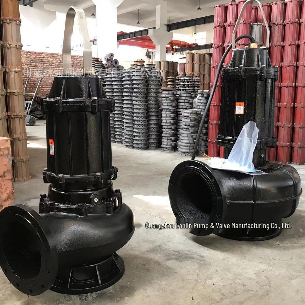 Non-clogging 1.5KW Submersible Sewage Pump for Basements, Model 50WQ15-15
