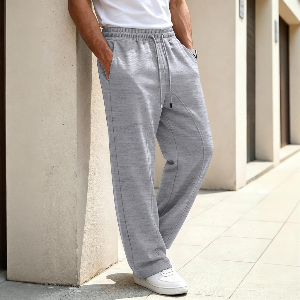 Men's Color Stylish Casual Athletic Pants Versatile Joggers for Outdoor Sports and Everyday Wear