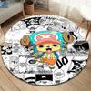 Tony Tony Chopper Round Area Rug Carpet Rug For Living Room Bedroom Sofa Playroom Decor Nonslip Floor Mat