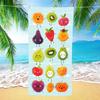 Extra Large Quick-Dry Beach Towel With Fruit Pattern - Soft, Absorbent Microfiber Blanket For Trave, Camping Vacation Essentials