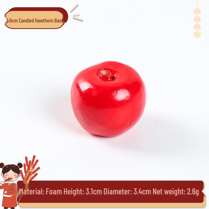 

Simulated Candied Hawthorn Skewers for Photography and Educational Props