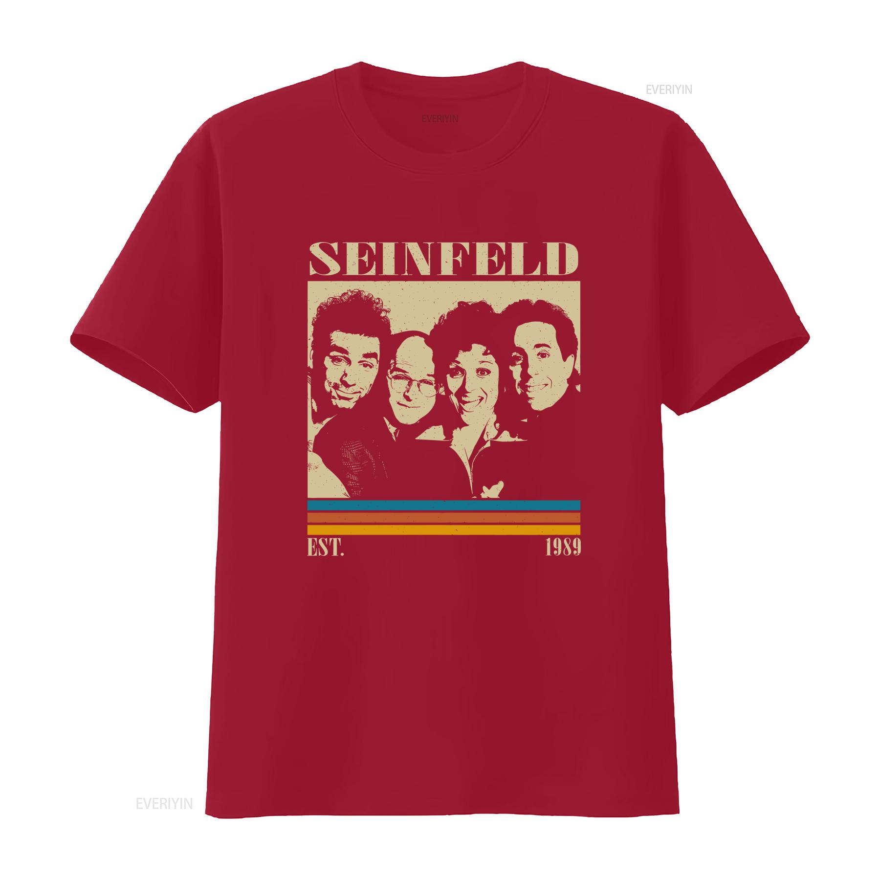 

Seinfeld Tv Series Retro Film T Shirt s for Him Her Classic vintage Washed Comfortable Unisex graphic streetwear homme Slightly S