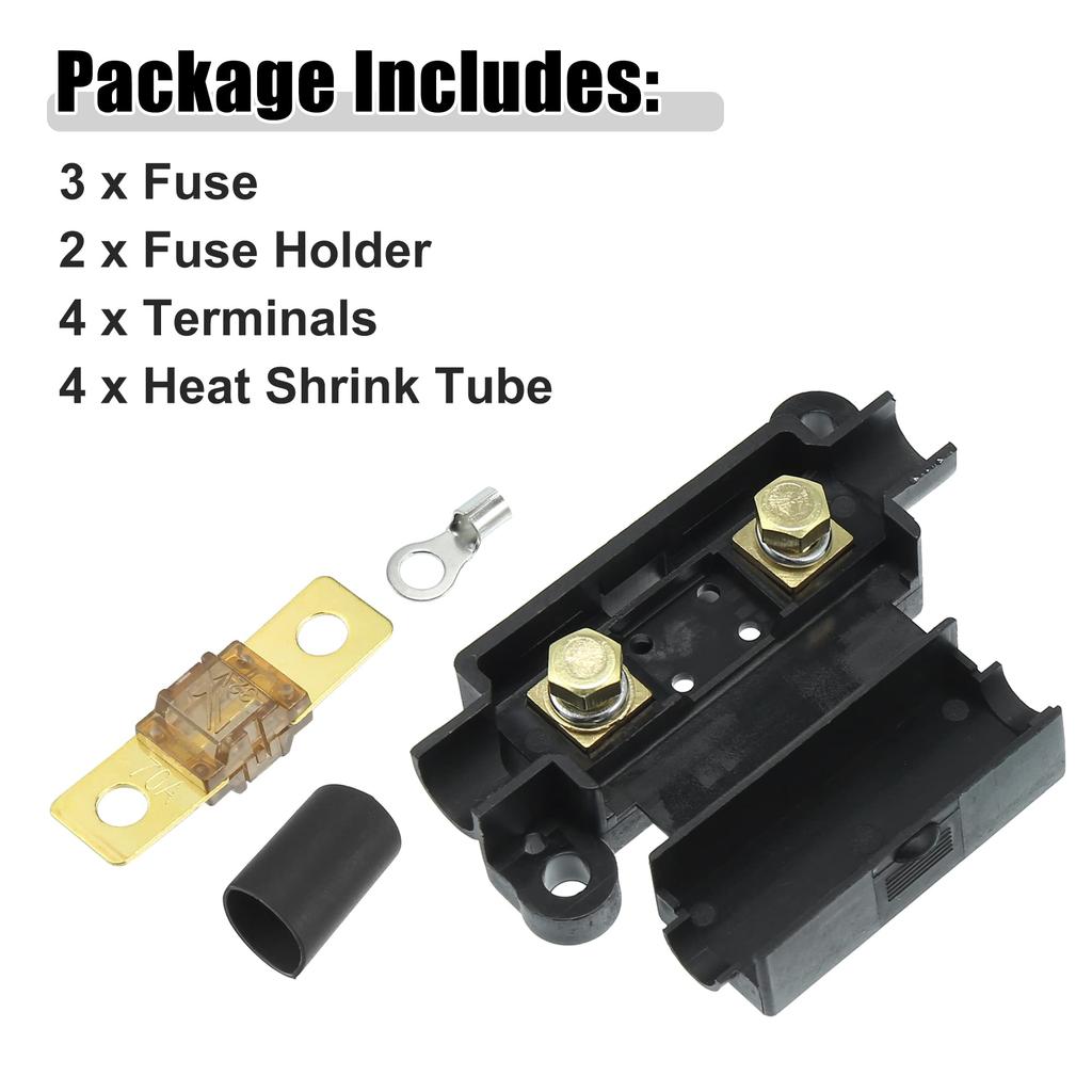 uxcell Fuse Kit 2 x ANS Holder 3 x Fuse