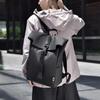 Men's Trendy Roll-Top Backpack with Magnetic Flap - High-End Casual Travel Bag