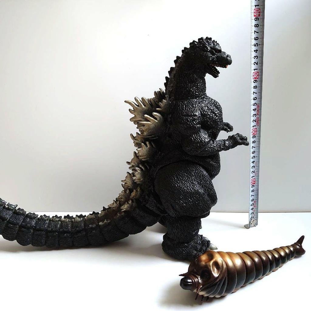 [USED] Rare 1991-1992 Toho Movie Bandai Godzilla & Mothra Soft Vinyl Figures