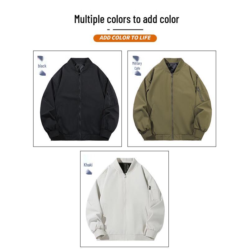 Men's Casual Spring Autumn Baseball Jacket