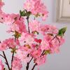 Pink silk cherry blossom simulation cherry blossom indoor desktop flower arrangement wedding flower arrangement fake flower