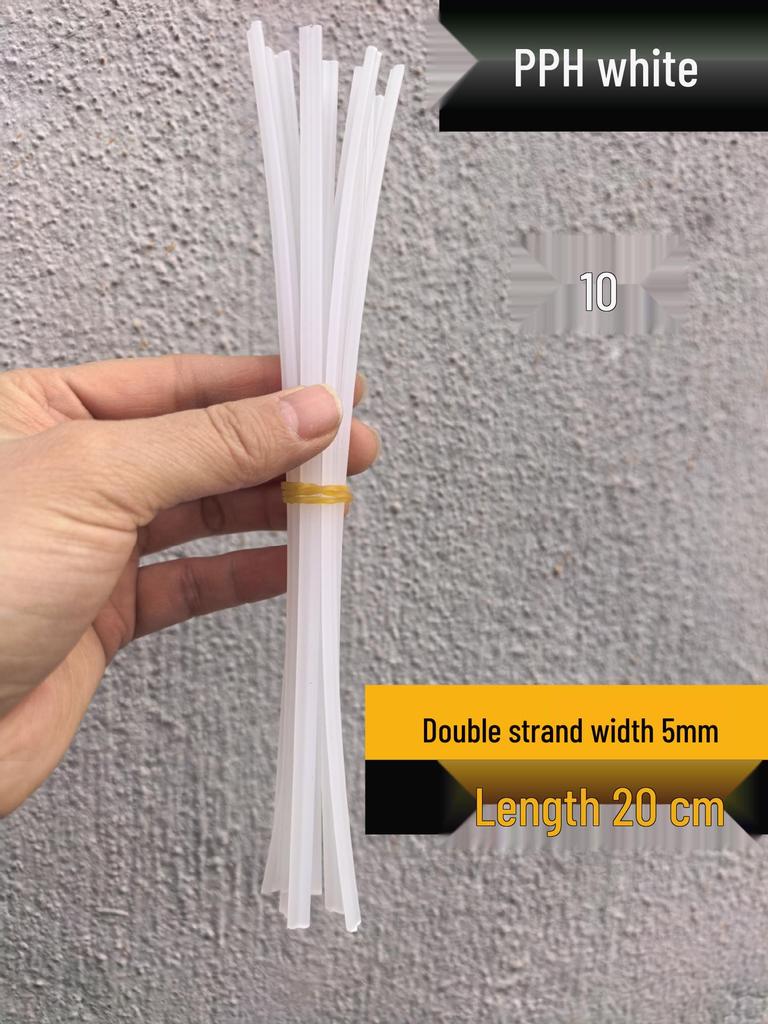 Colored Plastic Welding Rods for Car Bumper Repair - PP, PE, PVC, ABS, PPR (20/25cm)