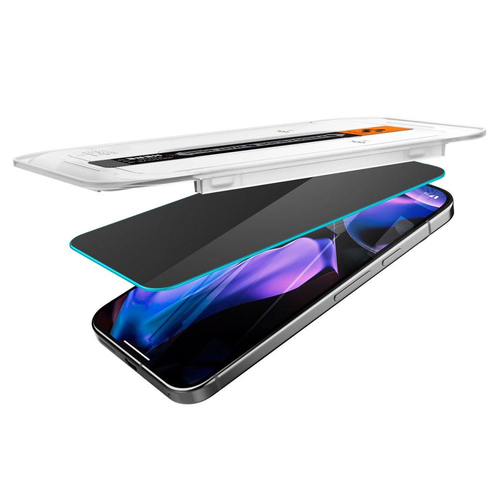 Szkło Prywatyzujące Spigen Glas.tr Ez Fit 2-Pack Google Pixel 9 / 9 Pro Privacy