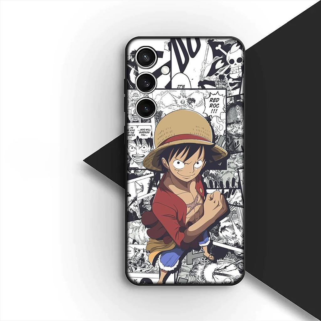 Soft Cover for Xiaomi Redmi Note 12 11 10 A3 Pro 10A 10C 12C Note12 5G 4G Casing Phone Case Red Hair One Luffy Pieces Shanks