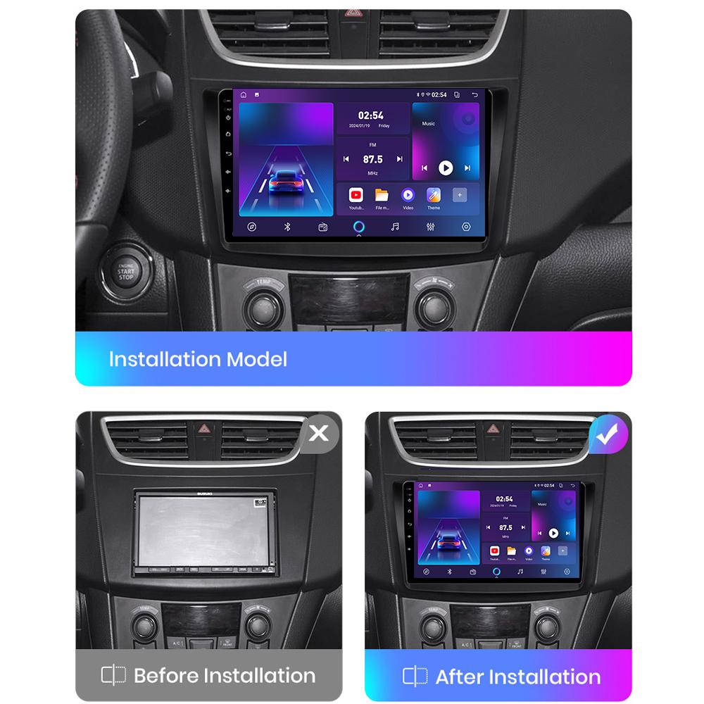 Android Car Radio For Suzuki Swift 2011-2016 Multimedia Player Head Unit Stereo GPS Navigation BT WIFI 1+16GB