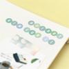 4 Sheets Alphabet Planner Journal Decorations Sticker Stationery