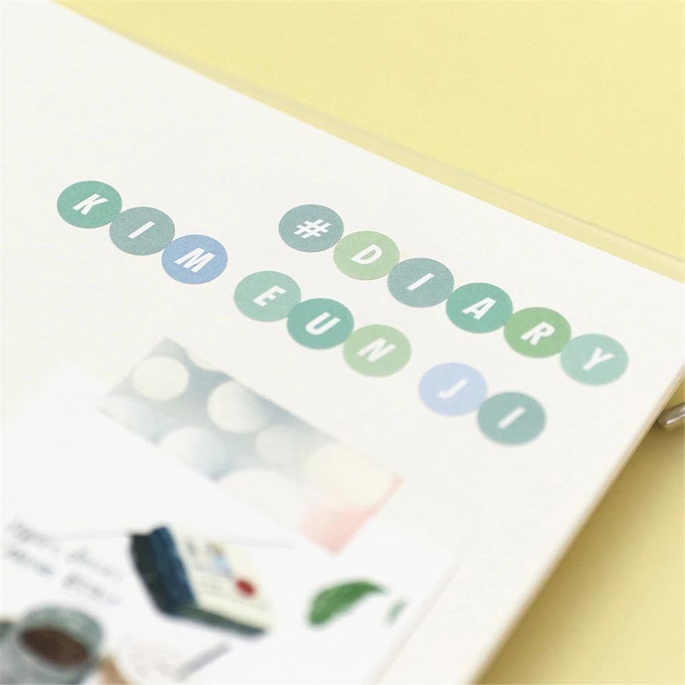 4 Sheets Alphabet Planner Journal Decorations Sticker Stationery