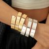 Heavy Industry Smooth Geometric Three-layer Bracelet Cold Wind Jewelry