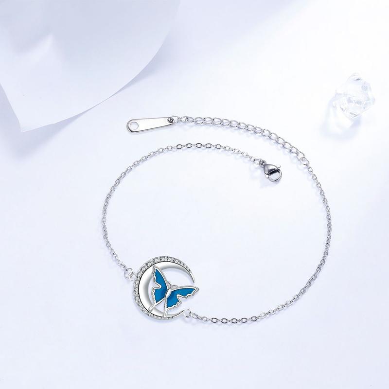 barbie Bracelet [Original Design] Moon Butterfly, Cold Temperament, High-end, Niche and Versatile, Ins Style, High-looking, Romantic ZJYSL-HJ-014