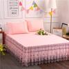 Korean Version of the Princess Bedspread, Single-piece Lace Bed Skirt, Three-piece Set, Bed Cover, Bed Cover, Simmons Protective Cover.