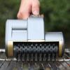 Electric Grill Brush, High Speed Rotating Scrubber with LED Light, Type-C Charging Cordless BBQ Grill Cleaning Brush for Removes Grease
