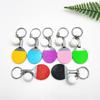 7 Farben Mini Simulation Tischtennis Schläger Metall Schlüsselanhänger Sportveranstaltung Tasche Hängendes Zubehör Souvenir Geschenk