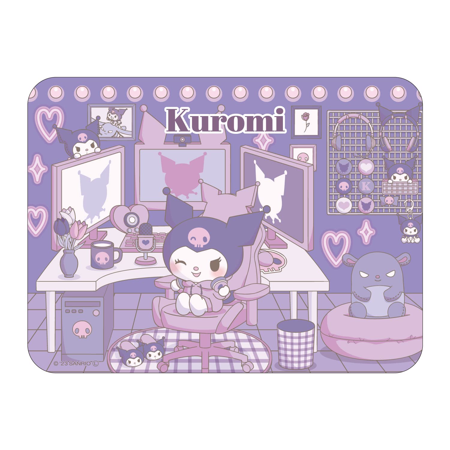 Gourmandise Sanrio Characters Mousepad Kuromi SANG-283KU