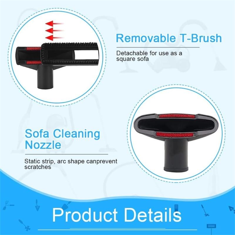 Attachment Crevice Nozzle Convenient Upholstery Nozzle Reliable Cleaning Tools