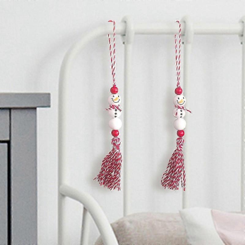 6pcs Christmas Little Snowman Tree Hanging Home Decoration Decorations Pendant Living Room Simple Home Crafts