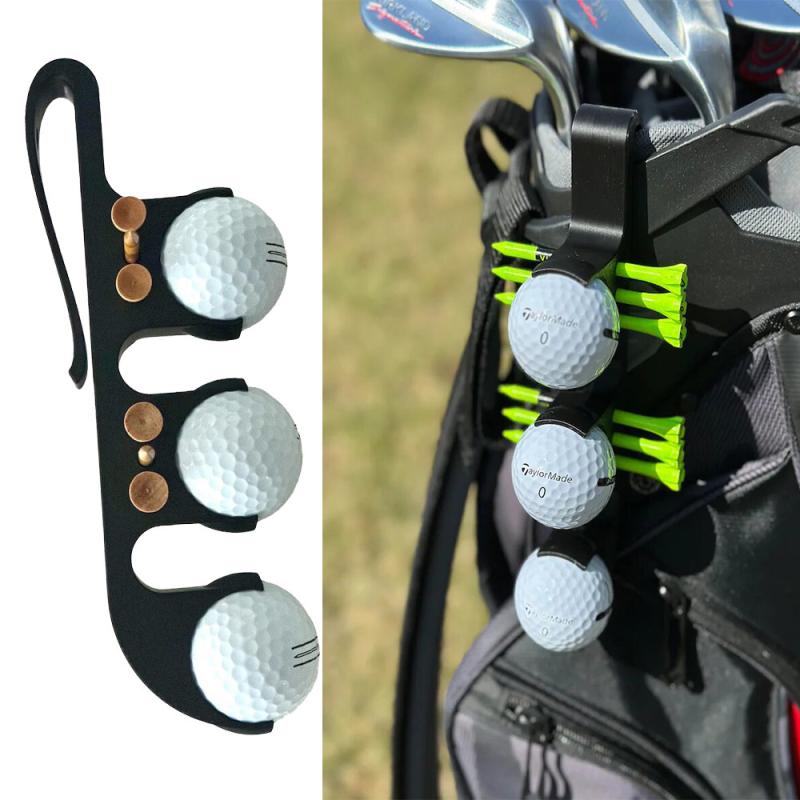 ZZ Golf Ball Belt Holder Golf Tee Belt Clip Organizer Impact-resistant Golf Ball Organizer Belt Clip For Golf Bag Easy Accessory
