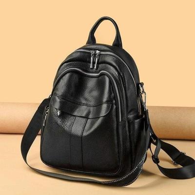 Quarryus Luxus Frauen Aus Echtem Leder Rucksack Weibliche Qualität Rindsleder Rucksack Casual Damen Schulter Tasche Mode Große Kapazität Reise