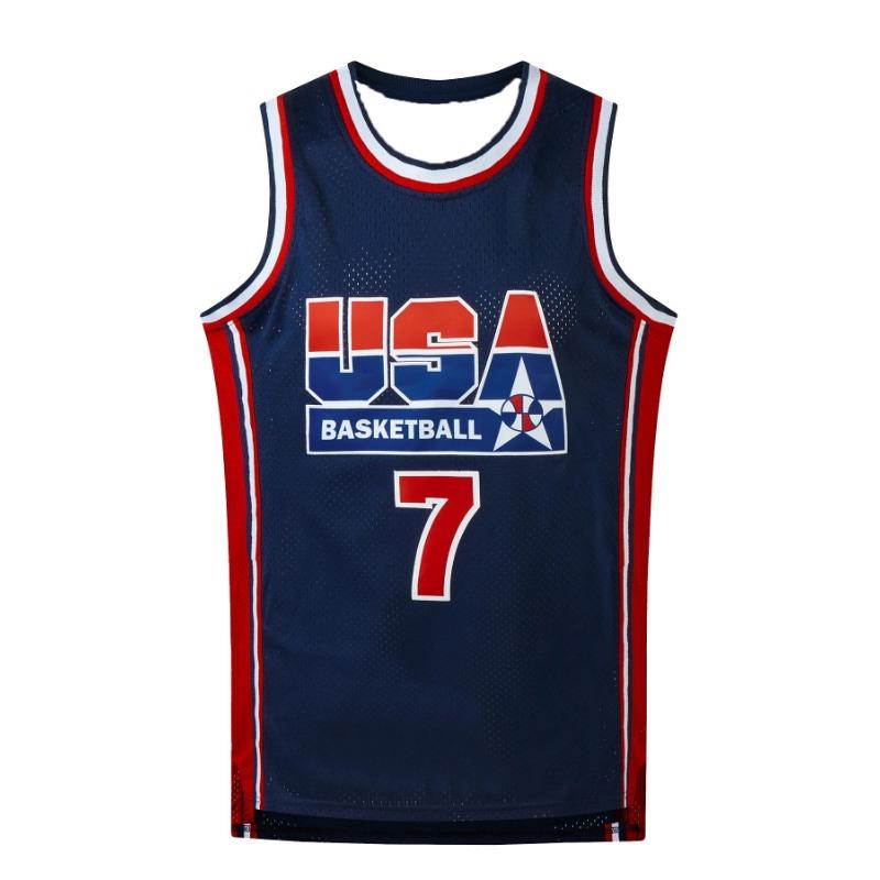 Chicago Print Basketball Jersey Sleeveless Breathable Retro Striped Sports Shirt Basketball Uniform