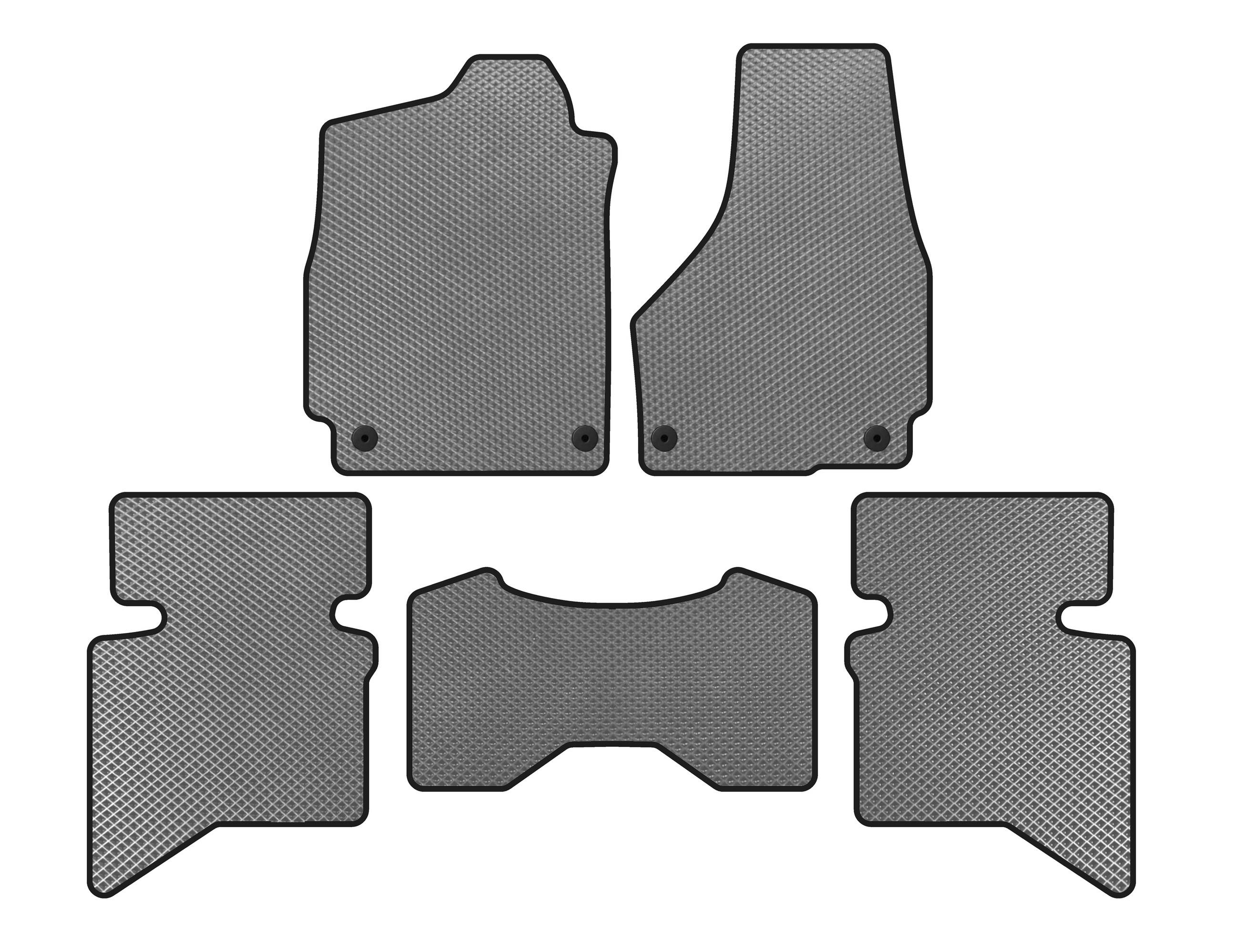 

EVA mats (2009-2025, 5-seater/Four-seater cab, Grey) for Dodge RAM