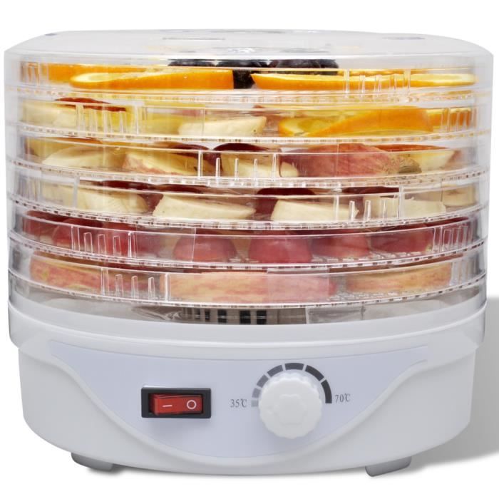 Dehydrator with 6 Stackable Trays (Round)