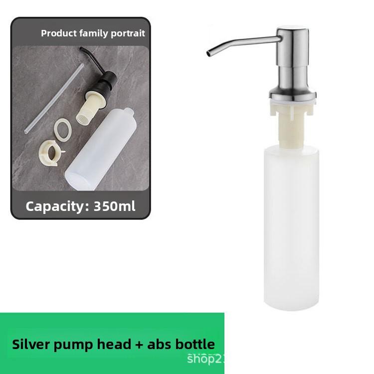 

Диспенсер для мыла из нержавеющей стали 304 Кухонный бытовой Удлинительная трубка Пресс для жидкости для мытья посуды Моющее средство для овощной раковины