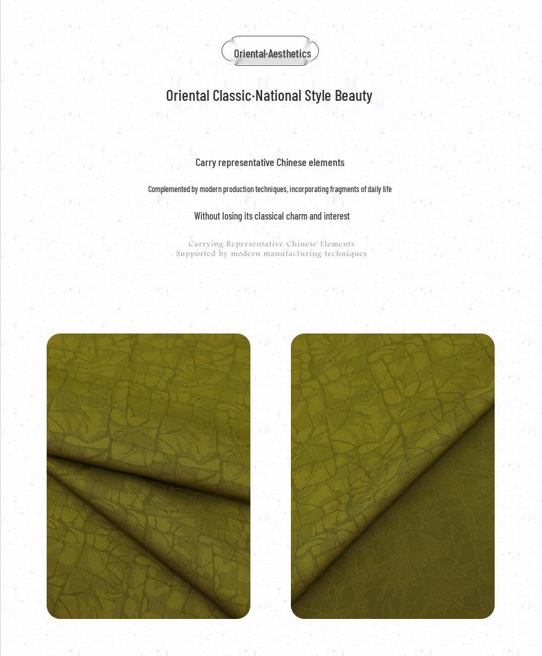 New Style Women's Hanfu Silk-Blend Satin Jacquard Fabric