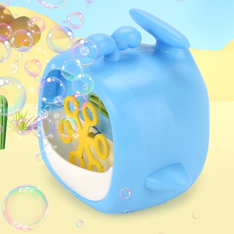 Hot Funny Bubble Machin Cartoon Dinosaur Frog Animal Magic Soap Water Bubble Blower Handheld Christmas Gifts for Kids Boys Girls