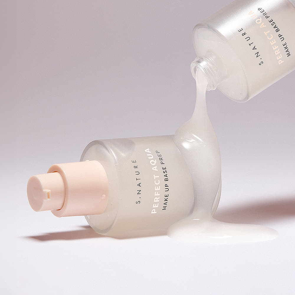 S.NATURE Aqua 365 Glow Fit Tone Up Sun SPF50+ PA++++ 40ml and Perfect Aqua Make Up Base Prep 30ml Set
