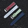 Quick Release Cerved 20mm Watch Strap For OMEGA X Swatch MoonSwatch Band Soft Rubber Wristband Silicone Man Women‘s Bracelet