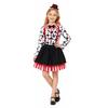 Déguisement Clown Halloween Enfants Thème Cirque Robe Cosplay Tenue Unisexe Style Rue