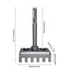 Cortador de Furo Quadrado de Aço Inoxidável Para Caixa Tipo 86 Expansor de Buraco para Martelo Elétrico Slotting para Instalação de Tomada de Parede Perfurador