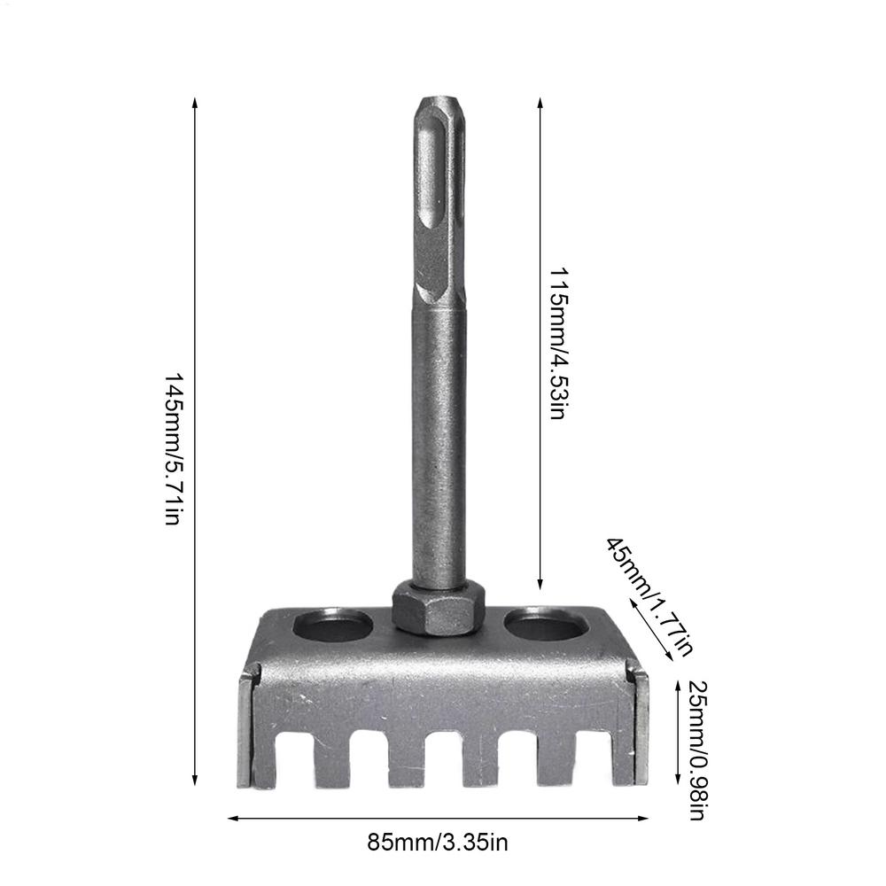 

Stainless Steel Square Hole Cutter For 86-Type Box Electric Hammer Hole Expansion Wall Socket Slotting Installation Puncher