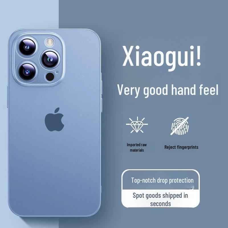 IPhone 16 Pro-ს ქეისი - თავსებადი iPhone 15-თან, ტიტანის ფერი, ულტრა თხელი, მქრქალი გამჭვირვალე, პრემიუმ შეგრძნება