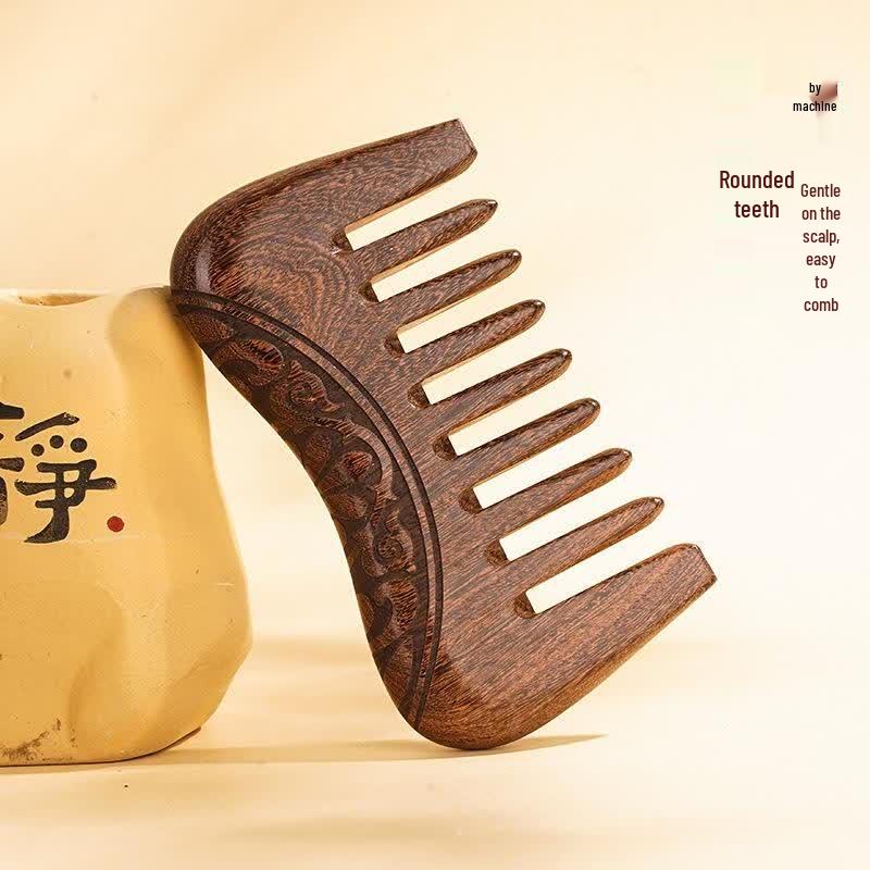 SEE KEAN Chinesischer Sandelholz Meridian-Massagekamm Geschenkset