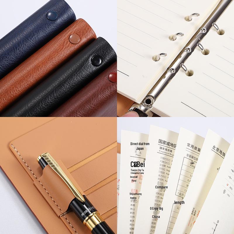 A5 Loose-Leaf Thickened Business Diary and Notepad