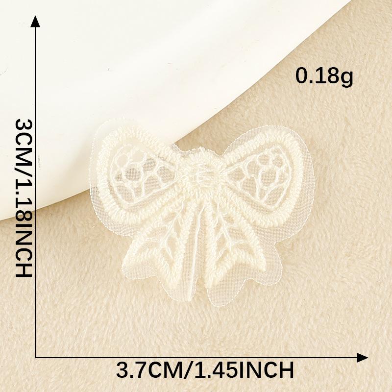 Embroidery Label Hair Accessories Flower Lace Embroidery Stickers DIY Patch Stickers Clothing Accessories Cloth Label Cloth Stickers