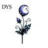 Decorative Garden Stake 2D Sunflowers Stake, Retro Flat Metal Plant Decoration, Carnivorous Outdoor Flower Yard Art for Lawn Bed Planter Creative
