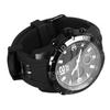 Men Digital Sports Watch Dual Dial Dual Time Display 50m Waterproof Multifunction Electronic Watch for Outdoor Use Black