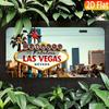 AL Sign  Vintage Durable Metal Plaque Wall Decor Welcome To Fabulous Las Vegas Nevada Home Office Bar Man Cave Wall Art